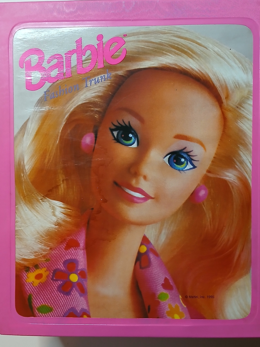 Barbie Pink Fashion Trunk with Floral Details